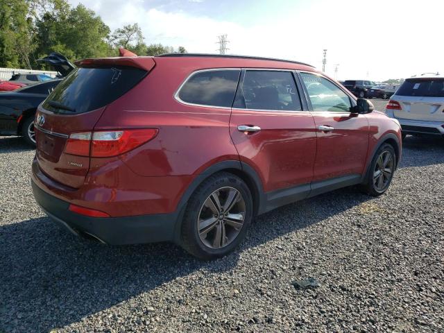 KM8SR4HF0EU040444 - 2014 HYUNDAI SANTA FE GLS RED photo 3