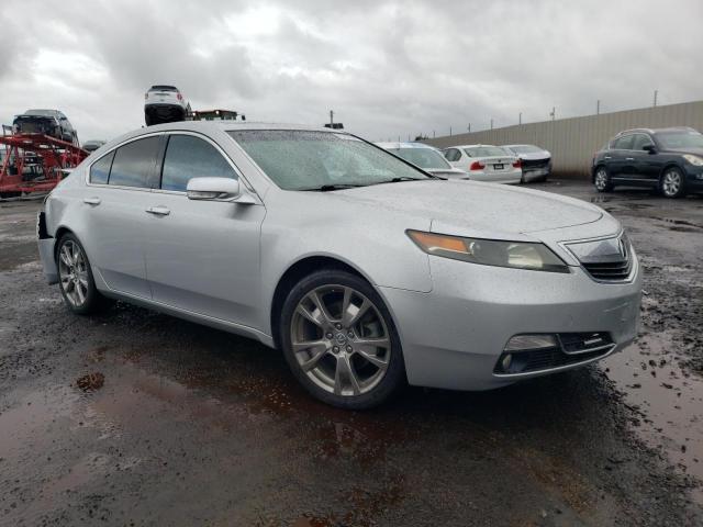 19UUA9F78DA001633 - 2013 ACURA TL ADVANCE SILVER photo 4