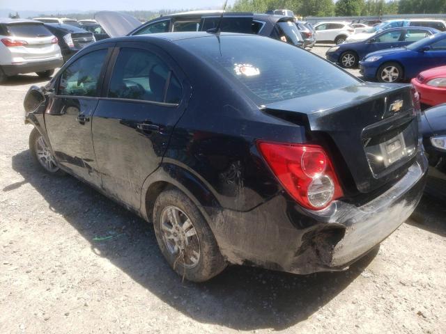 1G1JB5SH1C4110947 - 2012 CHEVROLET SONIC LS 黑色 照片 2