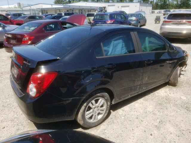 1G1JB5SH1C4110947 - 2012 CHEVROLET SONIC LS 黑色 照片 3