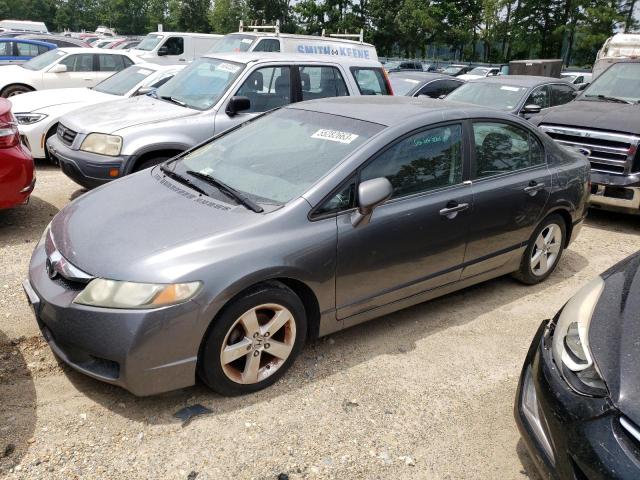 19XFA1F63BE043721 - 2011 HONDA CIVIC LX-S Gris photo 1