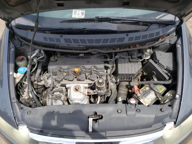 19XFA1F63BE043721 - 2011 HONDA CIVIC LX-S Gris photo 11