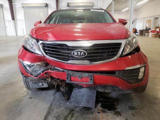 KNDPCCA21B7152662 - 2011 KIA SPORTAGE EX RED photo 5