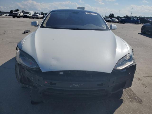 5YJSA1H11EFP52761 - 2014 TESLA MODEL S თეთრი ფოტო 5