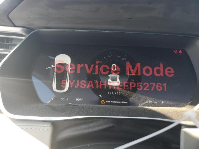 5YJSA1H11EFP52761 - 2014 TESLA MODEL S თეთრი ფოტო 9