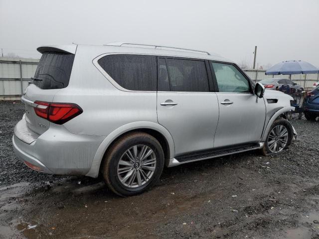 JN8AZ2NF0K9686031 - 2019 INFINITI QX80 LUXE SILVER photo 3