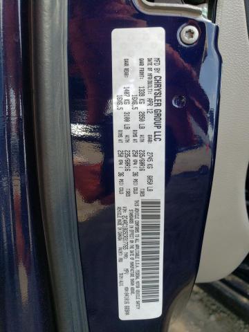 2C4RC1BG5CR317765 - 2012 CHRYSLER TOWN & COU TOURING 蓝色 照片 14