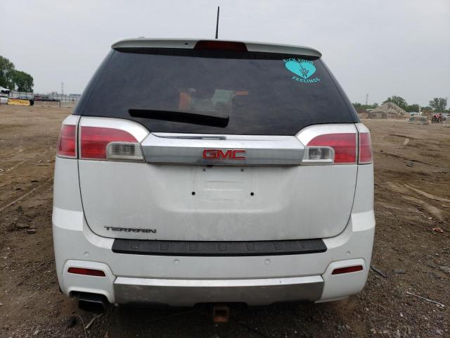 2GKALYEK7D6139192 - 2013 GMC TERRAIN DENALI WHITE photo 6