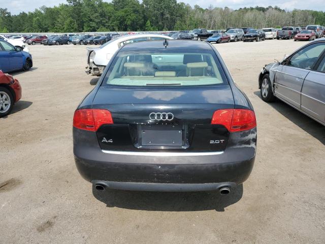 WAUAF78E46A093715 - 2006 AUDI A4 2 TURBO BLACK photo 6