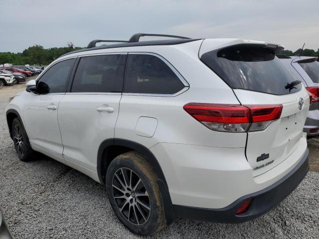 5TDJZRFH5HS407817 - 2017 TOYOTA HIGHLANDER SE WHITE photo 2