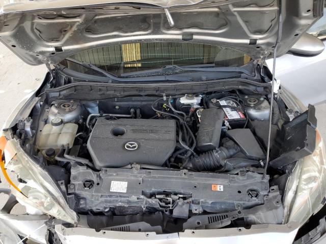 JM1BL1TFXD1767893 - 2013 MAZDA 3 I SILVER photo 11