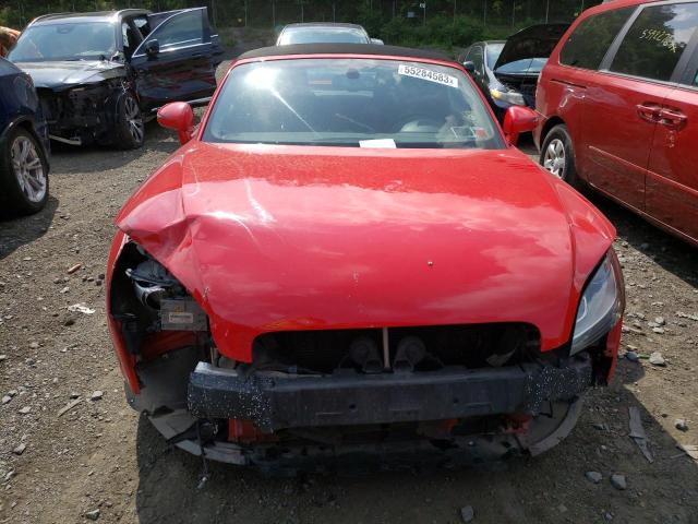 TRURD38J281001625 - 2008 AUDI TT 3.2 QUATTRO RED photo 5