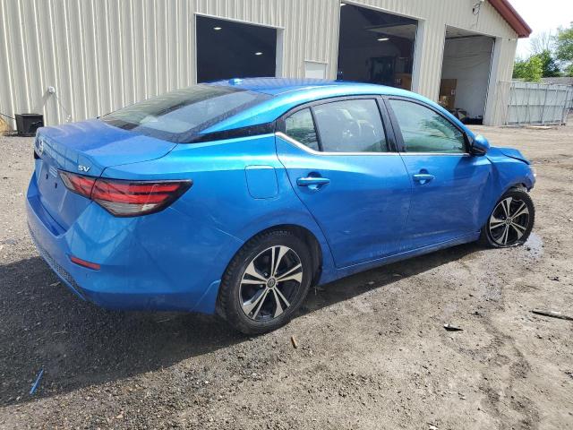 3N1AB8CV6LY278158 - 2020 NISSAN SENTRA SV BLUE photo 3