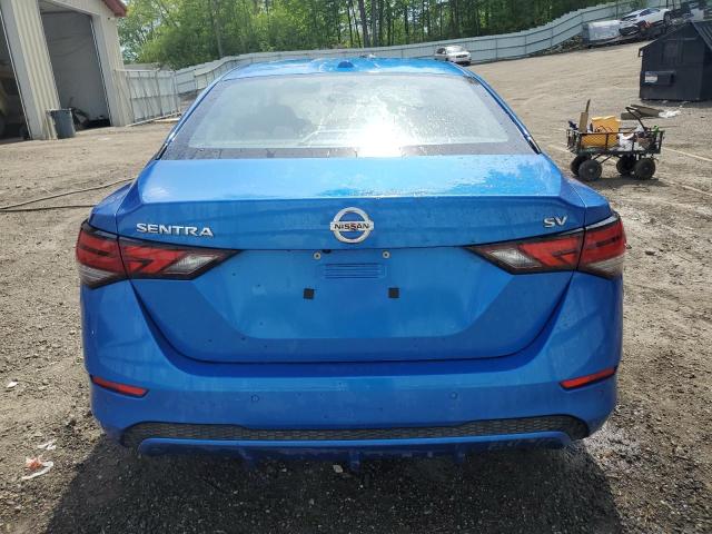 3N1AB8CV6LY278158 - 2020 NISSAN SENTRA SV BLUE photo 6