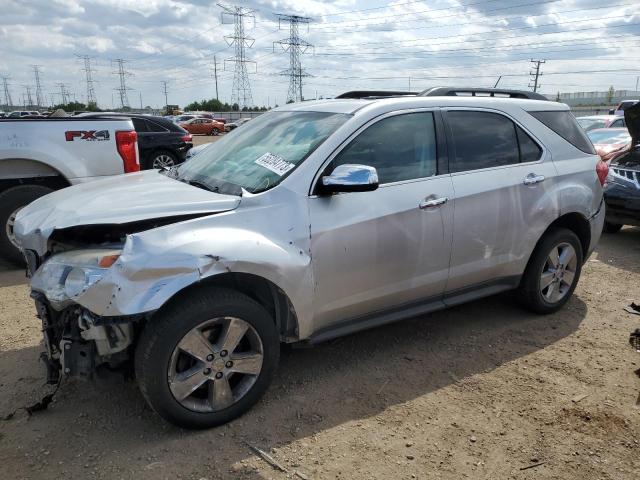 2GNFLGE30E6236358 - 2014 CHEVROLET EQUINOX LT SILVER photo 1