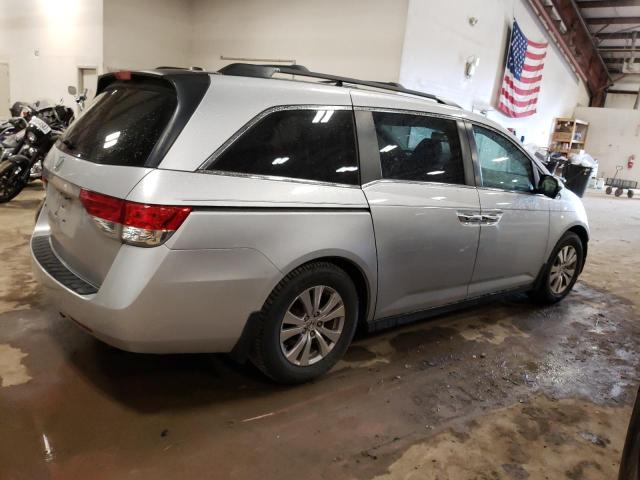 5FNRL5H66FB044275 - 2015 HONDA ODYSSEY EXL SILVER photo 3