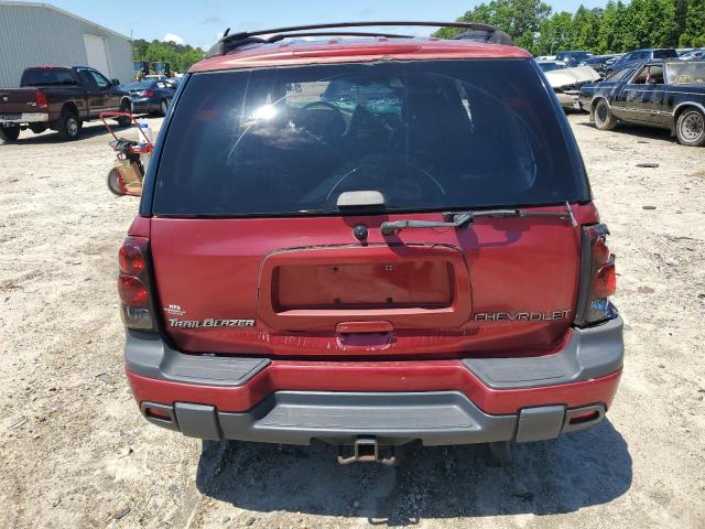 1GNDT13S332414921 - 2003 CHEVROLET TRAILBLAZE BURGUNDY photo 6