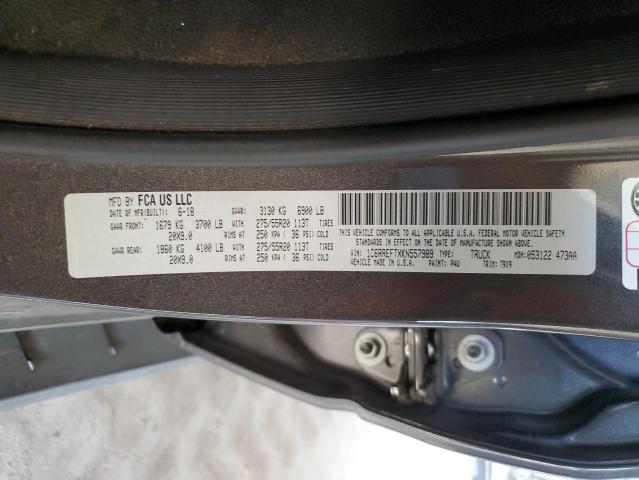 1C6RREFTXKN557989 - 2019 RAM 1500 BIG HORN/LONE STAR GRAY photo 13