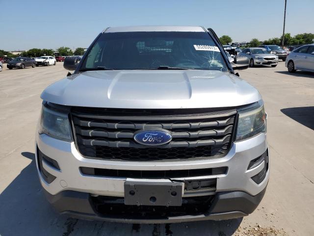 1FM5K8AR2HGB16021 - 2017 FORD EXPLORER POLICE INTERCEPTOR SILVER photo 5