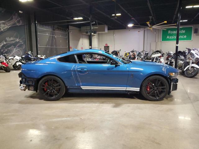 1FA6P8SJXM5504127 - 2021 FORD MUSTANG SHELBY GT500 BLUE photo 1