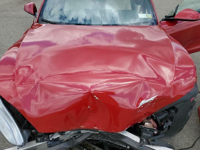 5YJSA1E57MF430177 - 2021 TESLA MODEL S Червоний фото 11