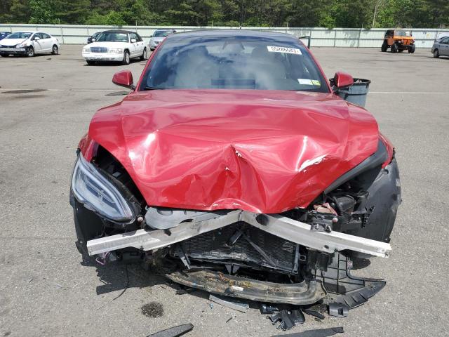 5YJSA1E57MF430177 - 2021 TESLA MODEL S Червоний фото 5