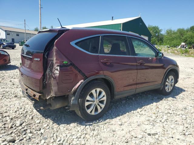 5J6RM4H76EL075211 - 2014 HONDA CR-V EXL BURGUNDY photo 3