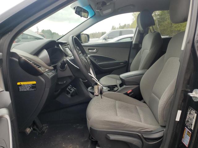 5XYZT3LB8HG453639 - 2017 HYUNDAI SANTA FE S Սև լուսանկար 7