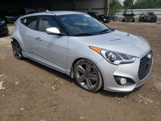 KMHTC6AE1FU232315 - 2015 HYUNDAI VELOSTER TURBO SILVER photo 4