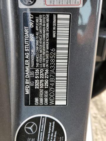 WDDZF4JB7JA338526 - 2018 MERCEDES-BENZ E 300 GRAY photo 13