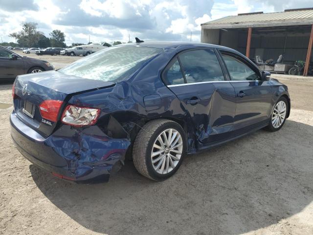 3VWLX7AJ6BM325029 - 2011 VOLKSWAGEN JETTA SEL BLUE photo 3