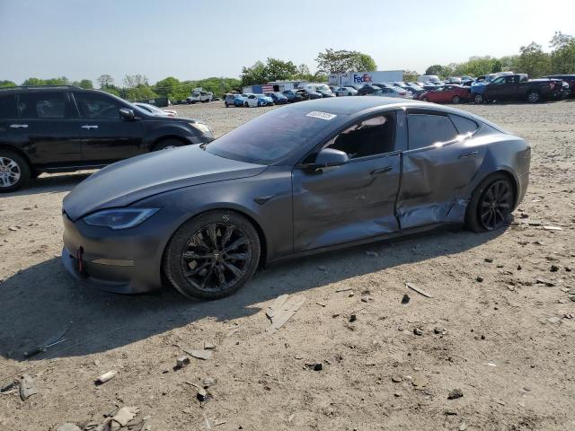 5YJSA1E58PF526873 - 2023 TESLA MODEL S GRAY photo 1