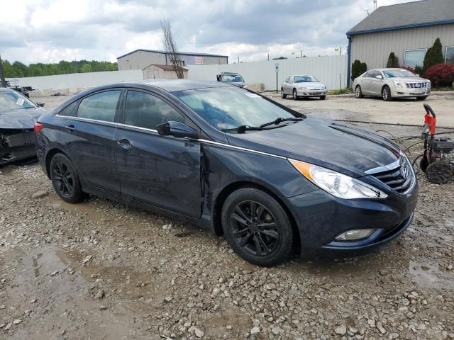 5NPEB4AC8DH783268 - 2013 HYUNDAI SONATA GLS BLACK photo 4