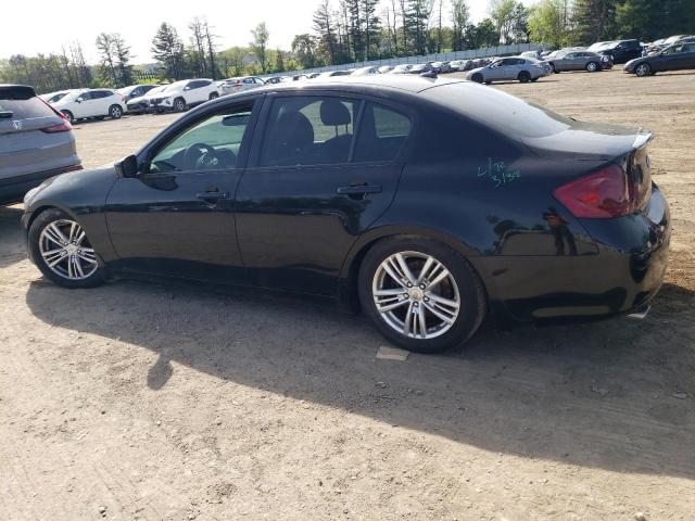 JN1CV6AP6DM718957 - 2013 INFINITI G37 BASE BLACK photo 2