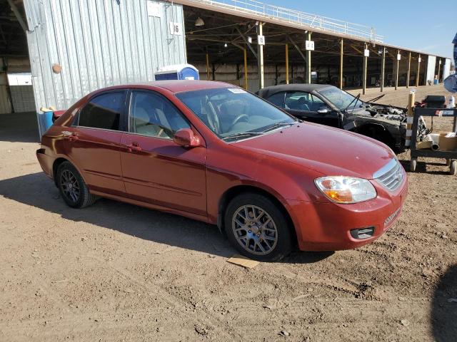 KNAFE121685559300 - 2008 KIA SPECTRA EX RED photo 4