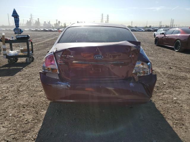 KNAFE121685559300 - 2008 KIA SPECTRA EX RED photo 6