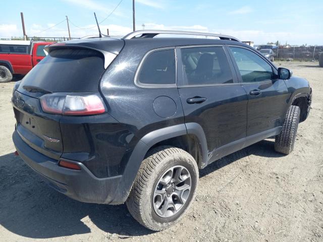 1C4PJMBX2MD153247 - 2021 JEEP CHEROKEE TRAILHAWK BLACK photo 3