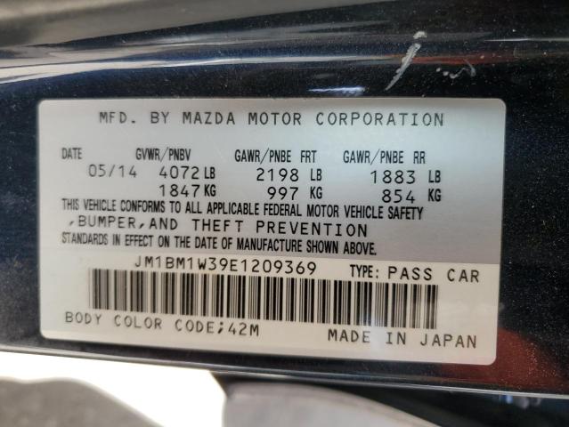 JM1BM1W39E1209369 - 2014 MAZDA 3 GRAND TOURING 蓝色 照片 12