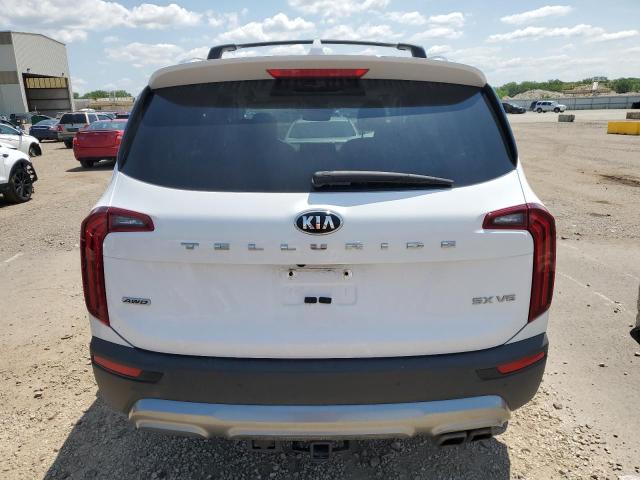 5XYP5DHC3MG165109 - 2021 KIA TELLURIDE SX WHITE photo 6