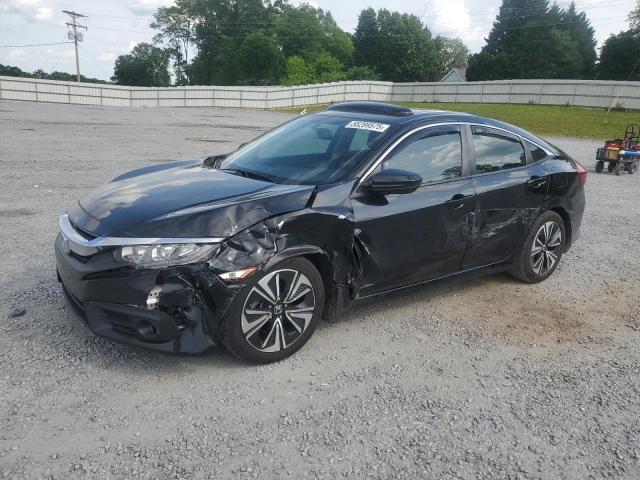 JHMFC1F73JX037093 - 2018 HONDA CIVIC EXL BLACK photo 1