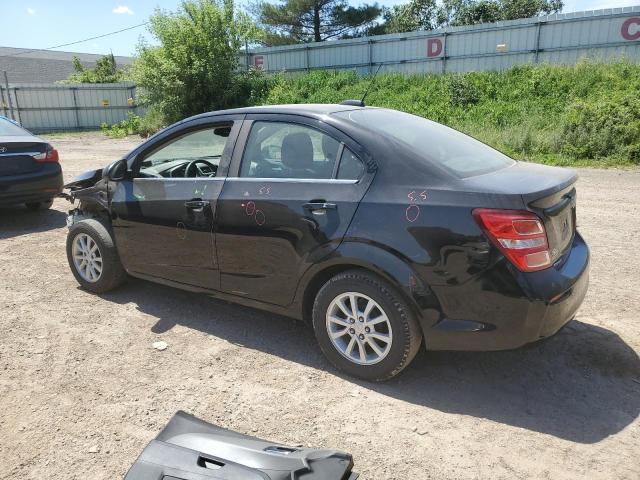 1G1JD5SH6J4108697 - 2018 CHEVROLET SONIC LT BLACK photo 2