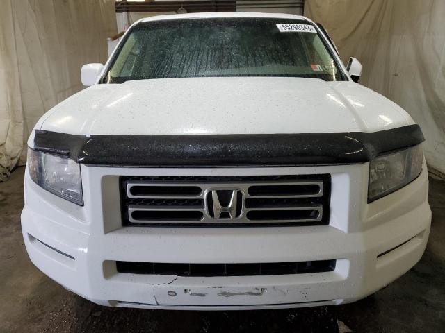 2HJYK16538H541391 - 2008 HONDA RIDGELINE RTL WHITE photo 5