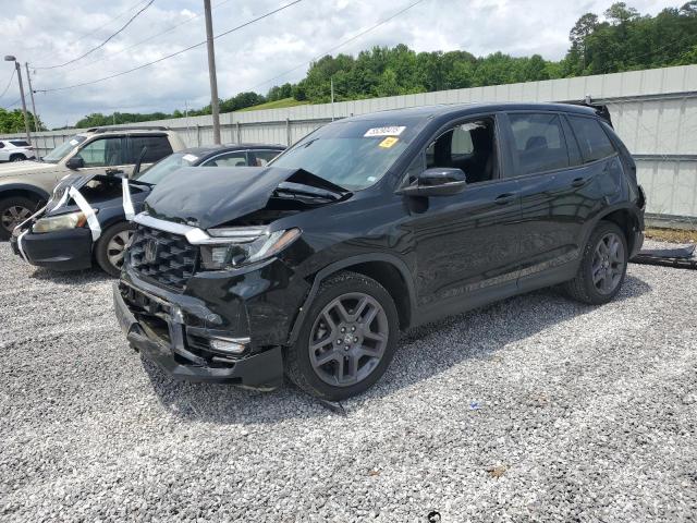 5FNYF7H58NB005515 - 2022 HONDA PASSPORT EXL أسود صورة 1