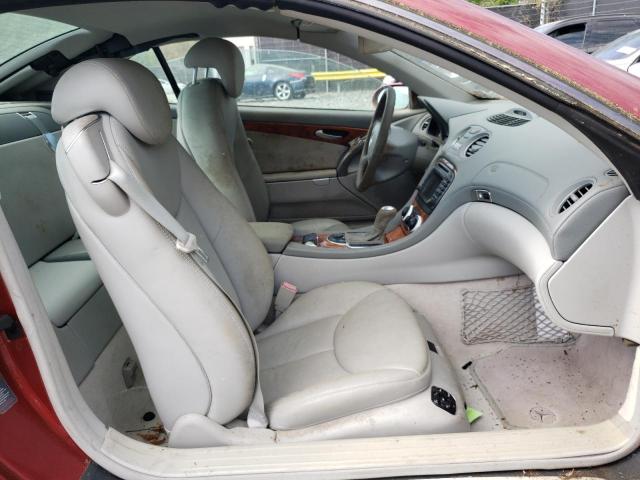 WDBSK75F33F055454 - 2003 MERCEDES-BENZ SL 500R BURGUNDY photo 10