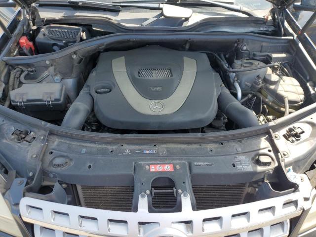 4JGBB8GB7BA700311 - 2011 MERCEDES-BENZ ML 350 4MATIC GRAY photo 12