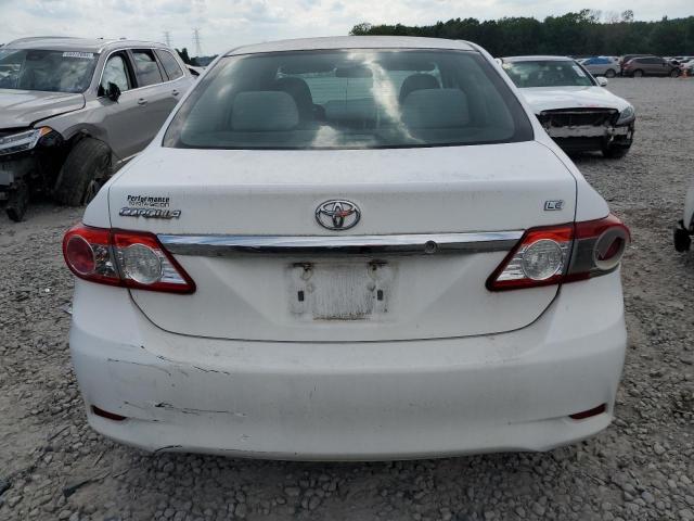 2T1BU4EE3BC741745 - 2011 TOYOTA COROLLA BASE WHITE photo 6