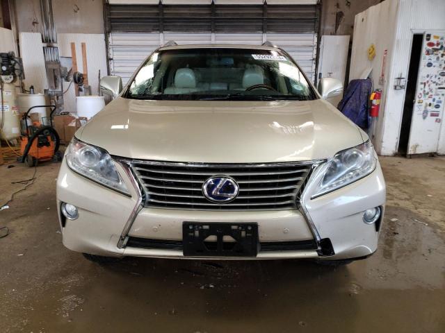 JTJBC1BA1D2059464 - 2013 LEXUS RX 450 GOLD photo 5