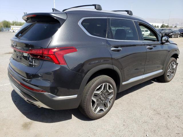 5NMS4DALXNH374779 - 2022 HYUNDAI SANTA FE LIMITED CHARCOAL photo 3