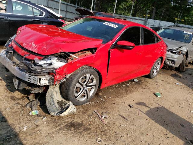 2HGFC2F58HH547400 - 2017 HONDA CIVIC LX RED photo 1