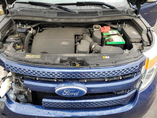 1FMHK8F84CGA72416 - 2012 FORD EXPLORER LIMITED Көк фото 12